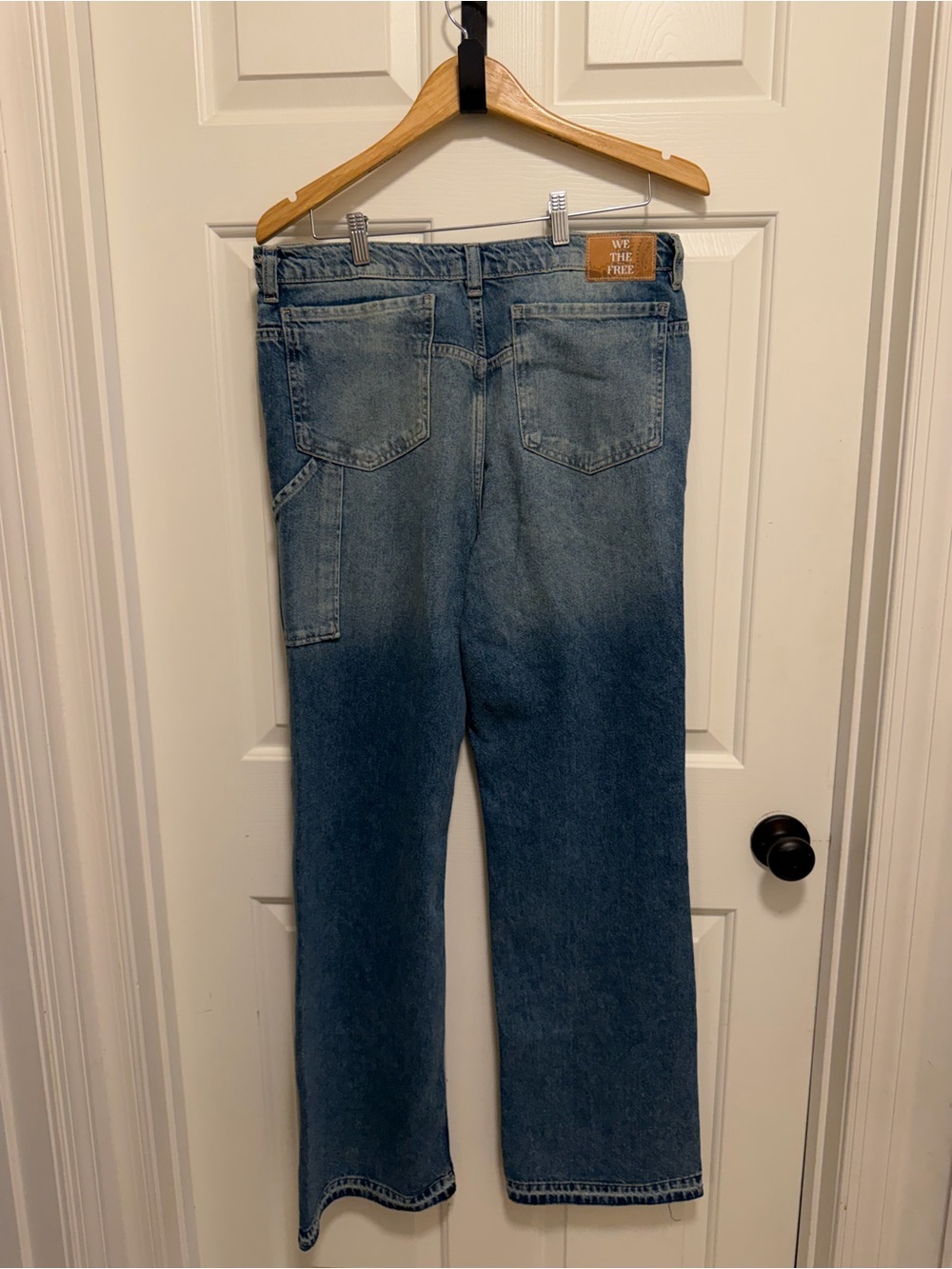 We The Free Tinsley Baggy High-Rise Jeans Hazey Blue Size 31 - Picture 4 of 8